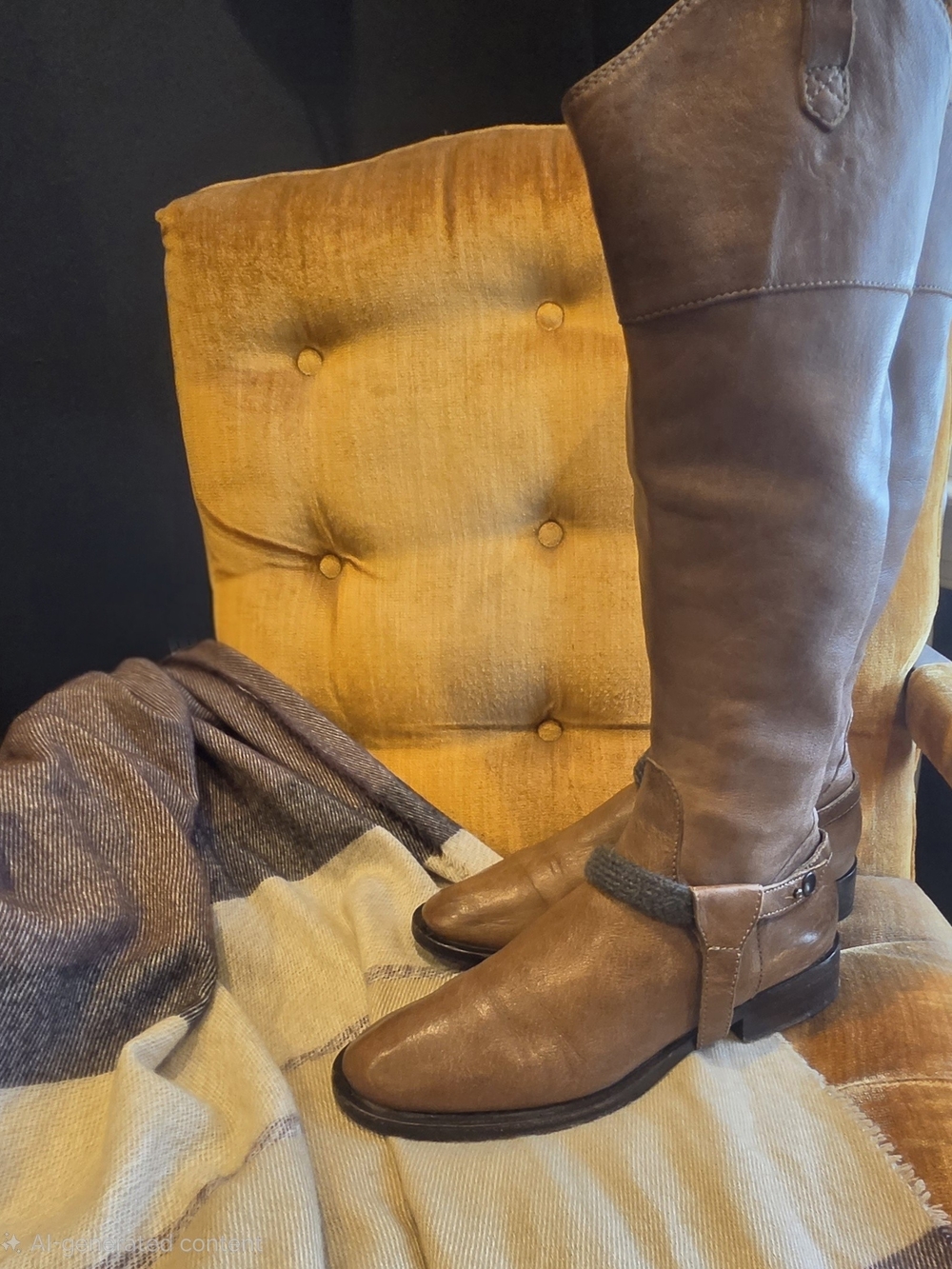 I DIED!! Brunello Cucinelli Brown Leather Riding Boots $2600